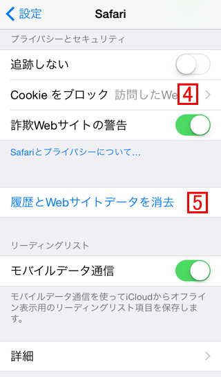 Safariでプライバシーとセキュリティについて[iPhoneの使い方]