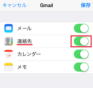 iPhoneとGmailで共通して利用する機能をチェック