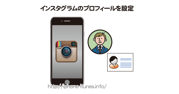 Instagramのプロフィール設定/変更方法